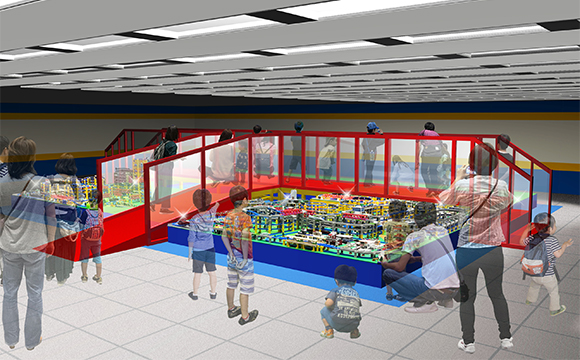 大鉄橋巨大ジオラマ　イメージ