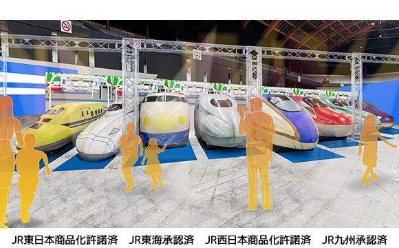 新幹線の大車両基地　イメージ